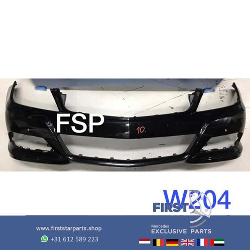W204 C Klasse voorbumper zwart bumper 2007-2014 origineel, Auto-onderdelen, Carrosserie, Bumper, Mercedes-Benz, Voor, Gebruikt