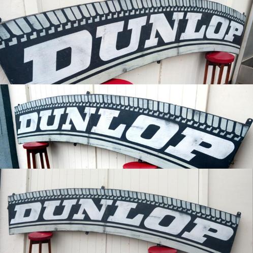 Dunlop LeMans brug reclamebord geen emaille, Verzamelen, Merken en Reclamevoorwerpen, Reclamebord, Ophalen