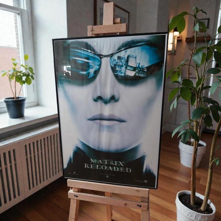 Affiche Matrix Reloaded, film, film, Hollywood, Collections, Statues & Figurines, Enlèvement ou Envoi