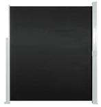 Nieuw ongebruikt zwart windscherm uittrekbaar 140x300 cm, Ophalen, Nieuw