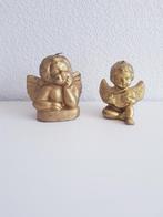 Lot de deux bougies anges - Dorées - Neuf !, Maison & Meubles, Accessoires pour la Maison | Bougeoirs & Bougies, Autres couleurs