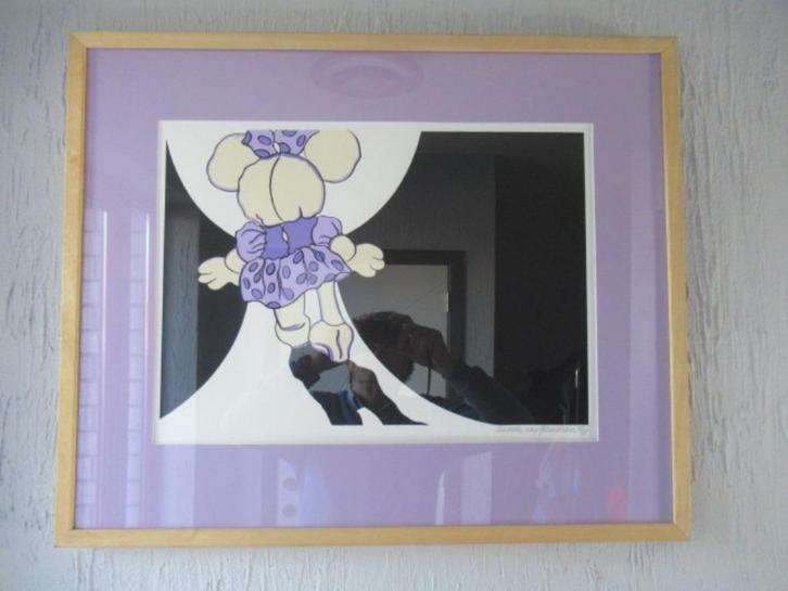 zeefdruk van liesbeth van ginneken, Antiek en Kunst, Kunst | Schilderijen | Modern, Ophalen of Verzenden