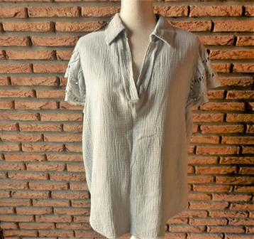 (127)- blouse femme t.38 bleue - graciela - neuve - beschikbaar voor biedingen