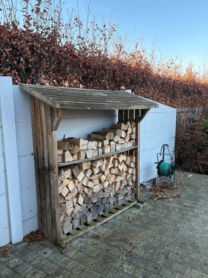 Abri bûches de bois, Tuin en Terras, Brandhout, Ophalen
