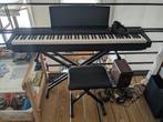 YAMAHA P-125 digitale piano + kruk, poten, STAGG-koptelefoon, Muziek en Instrumenten, Keyboards, Ophalen, 88 toetsen, Yamaha, Zo goed als nieuw