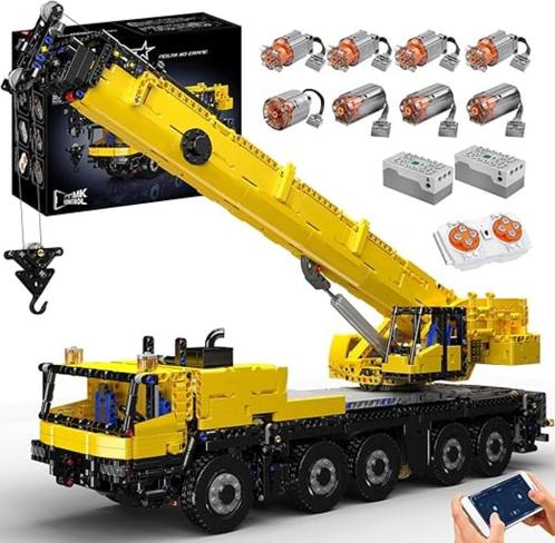 Mould King sleepwagen kraan Bouwset GRATIS LEVERING, Hobby en Vrije tijd, Modelbouw | Overige, Nieuw, Verzenden