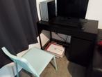Bureau ikea zwart als nieuw, Enlèvement ou Envoi