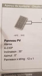 Fotovoltaïsche panelen, Doe-het-zelf en Bouw, Ophalen, Zo goed als nieuw, Compleet systeem, 200 wattpiek of meer