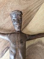 Afrikaans kruisbeeld uit ebbenhout (vroeg 20e eeuw), Antiek en Kunst, Ophalen of Verzenden