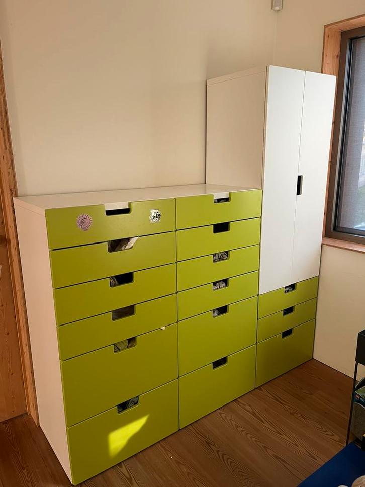 Ikea Stuva kast en 2 commodes, Huis en Inrichting, Kasten | Kleerkasten, Gebruikt, Ophalen