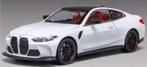DieCast model auto metaal BMW M4 wit (1:24), Ophalen of Verzenden, Nieuw, Auto