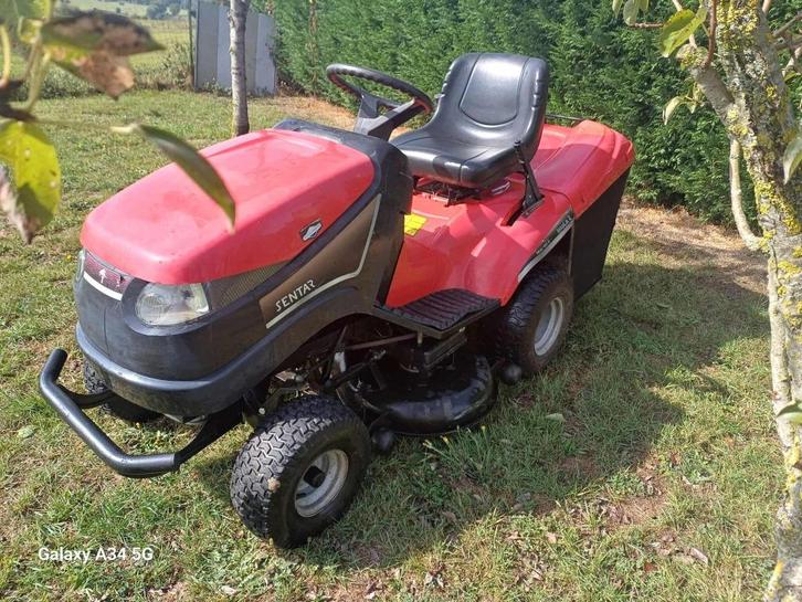 Tractormaaier Sentar verkoopt omruiling mogelijk, Tuin en Terras, Zitmaaiers, Gebruikt, 90 tot 120 cm, Elektrische starter, Mulchfunctie