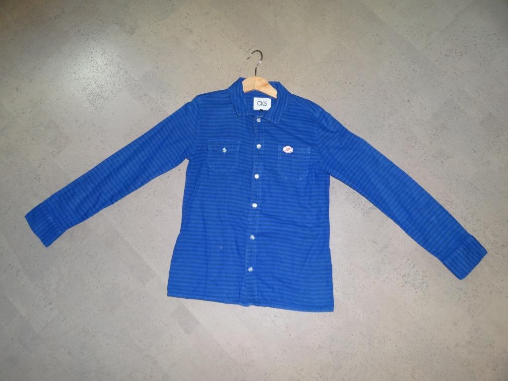 Blauw gestreept hemd CKS maat 10 jaar, Enfants & Bébés, Vêtements enfant | Taille 140, Garçon, Enlèvement ou Envoi, Chemise ou Chemisier