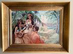 Exotisch schilderij Tahiti of Hawaii Valgaerts 1950, Ophalen