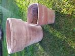 Terracotta potten tuin, Tuin en Terras, Bloempotten, Ophalen, Gebruikt, Terracotta, Tuin