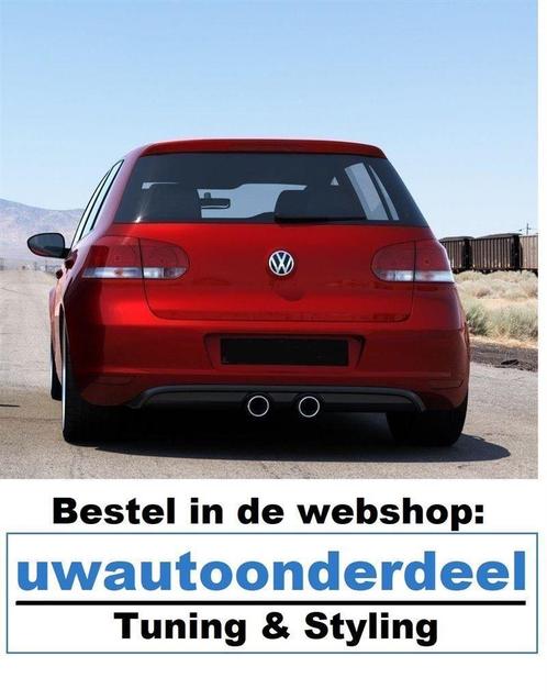 Diffuser inzetstuk compleet Met Uitlaat Geschikt Voor Golf 6, Auto diversen, Tuning en Styling, Verzenden