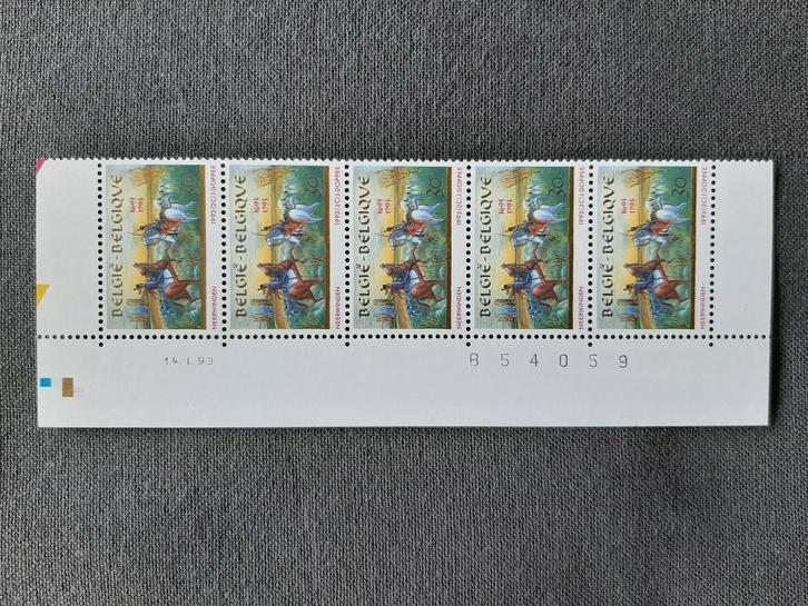 Postzegel Belgie - Geschiedenis - Postfris, Postzegels en Munten, Postzegels | Europa | België, Postfris, Frankeerzegel, Overig