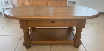 Table de salon bois en chêne beschikbaar voor biedingen