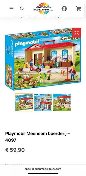 Playmobil boerderij beschikbaar voor biedingen
