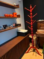 Kapstok hout retro oranje, Antiek en Kunst, Ophalen