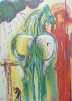 SALVADOR DALI / CHEVAUX DE DALI / KLEURLITHO / 56x36cm 1983, Antiek en Kunst, Kunst | Litho's en Zeefdrukken, Ophalen of Verzenden