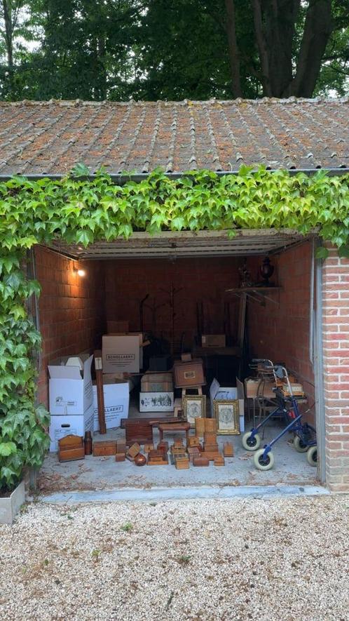 Garagebox vol antiek, Antiek en Kunst, Antiek | Gereedschap en Instrumenten, Ophalen