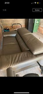 Zetel, Huis en Inrichting, Ophalen, Gebruikt, Tweepersoons, Leer