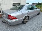 2002 Mercedes-Benz s320 cdi, Auto's, Automaat, Achterwielaandrijving, Zwart, Leder