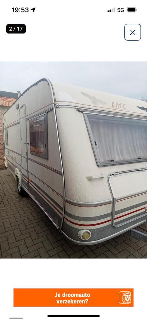 Caravan Lmc mubsterland, Caravans en Kamperen, Caravans, Particulier, tot en met 4, 1000 - 1250 kg, Rondzit, LMC en Münsterland