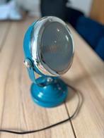 Tafellamp koplamp petrol blauw, Maison & Meubles, Lampes | Lampes de table, Comme neuf, Enlèvement