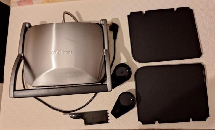 Cuisinart multifunctionele grill, Elektronische apparatuur, Contactgrills, Nieuw, Uitneembare platen, Vaatmachinebestendige platen