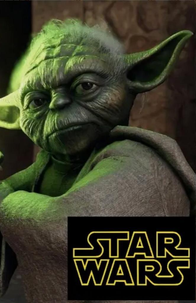 Panneau vintage sabre laser Star Wars Yoda - Mancave New, Collections, Marques & Objets publicitaires, Comme neuf, Panneau publicitaire