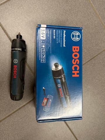 Bosch GO 3,6 volt nieuw ! Slechts 1 keer gebruikt ! beschikbaar voor biedingen