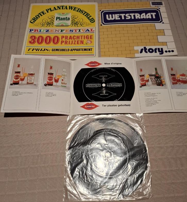 reklame en coriosum op vinyl, Verzamelen, Merken en Reclamevoorwerpen, Gebruikt, Gebruiksvoorwerp, Ophalen of Verzenden