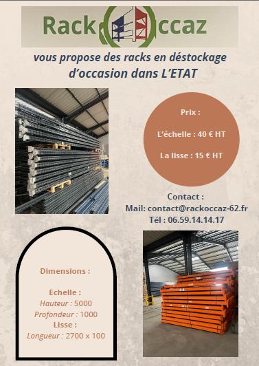 Déstockage Rack d'occasion dans l'état, Articles professionnels, Aménagement de Bureau & Magasin | Entrepôt, Rayonnage & Stockage