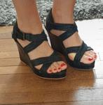 Lederen sandalen Mango 38, Kleding | Dames, Ophalen of Verzenden, Zo goed als nieuw
