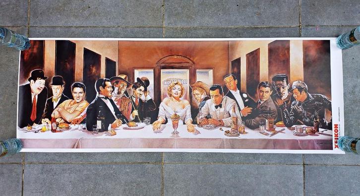 Grote poster: "Het laatste avondmaal" Renato Casaro - NIEUW, Verzamelen, Posters, Nieuw, Film en Tv, Ophalen of Verzenden