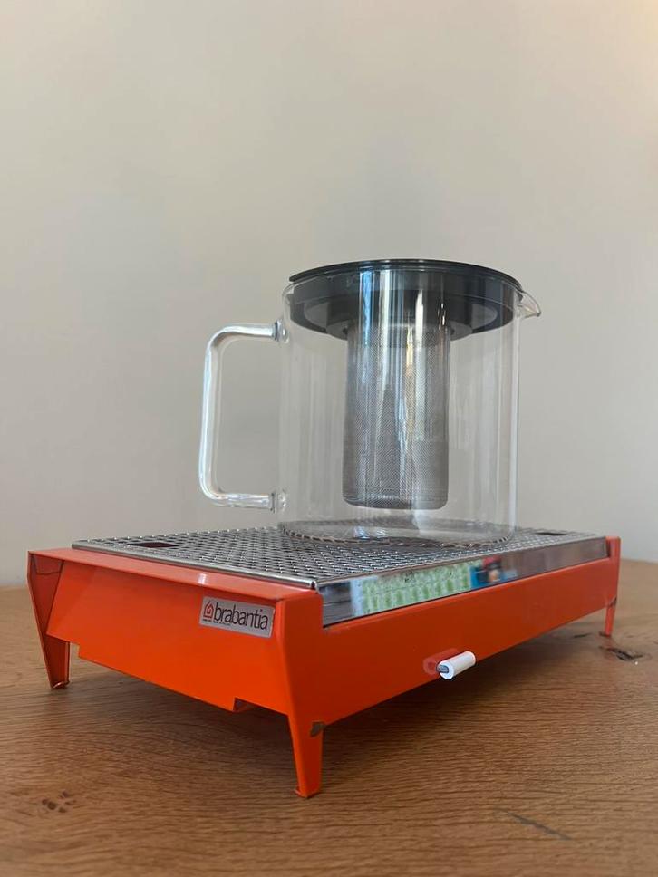 Vintage Brabantia Theepotverwarmer – Oranje, Maison & Meubles, Cuisine | Ustensiles de cuisine, Enlèvement ou Envoi