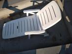 Wit pvc tuinligbed, Ophalen, Gebruikt