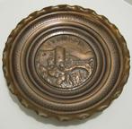 assiette décorative en cuivre "Bouillon" - 1950s (vintage), Ophalen, Koper