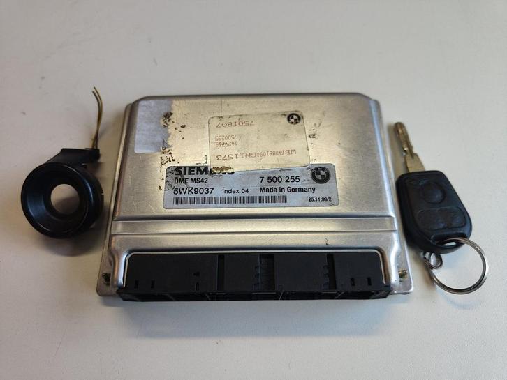 Startset Contactslot + ECU BMW 5 serie E39 528i AUT M52 7500, Auto-onderdelen, Elektronica en Kabels, BMW, Gebruikt, Ophalen of Verzenden