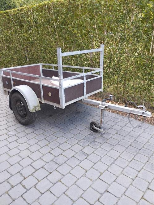 Gegalvaniseerde enkelas aanhangwagen, Auto diversen, Aanhangers en Bagagewagens, Gebruikt, Ophalen