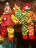 Set stoffen clownpoppen – vader, moeder en kind – poppenkast, Ophalen of Verzenden, Nieuw