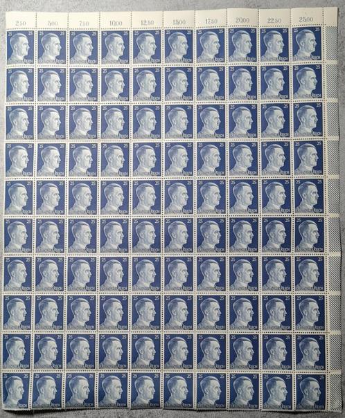 100 Mooie originele Duitse postzegel (Adolf Hitler), Timbres & Monnaies, Timbres | Europe | Allemagne, Non oblitéré, Enlèvement ou Envoi