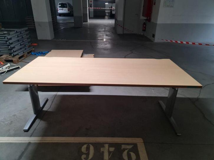 Grote professionele kantoortafel - werkoplossing, Antiek en Kunst, Antiek | Meubels | Tafels, Ophalen of Verzenden