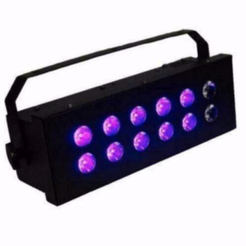 Dmx matrix Black Light UV Stroboscoop 12 x 3Watt, Musique & Instruments, Lumières & Lasers, Neuf, Enlèvement ou Envoi