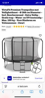 Trampoline, Ophalen, Zo goed als nieuw