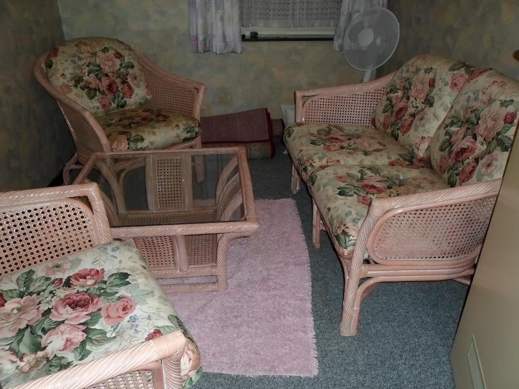 Salon in rotan, Huis en Inrichting, Ophalen, Nieuw