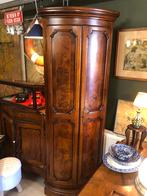 Antiek Bloem Mahonie Gefineerde Hoekkast., Ophalen