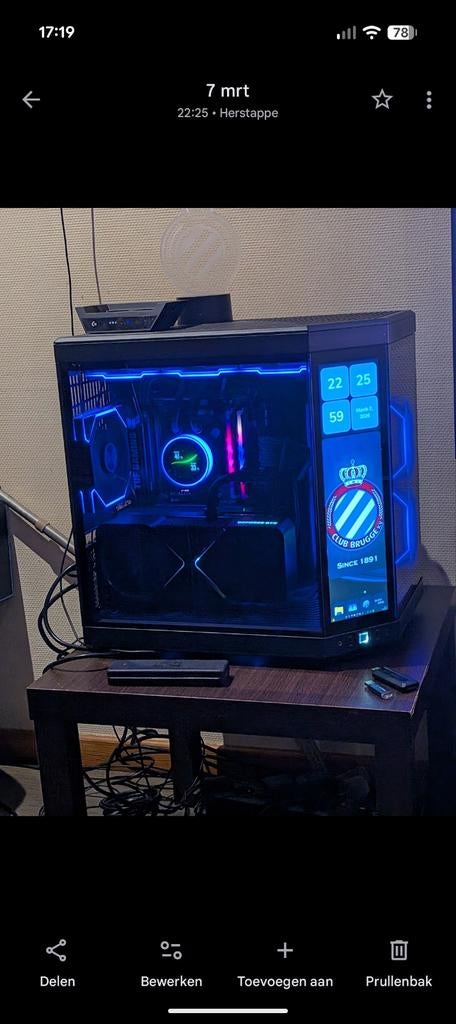 Bon PC de jeu 7800x3D RTX 4080 Super 32 Go, Enlèvement, Gaming